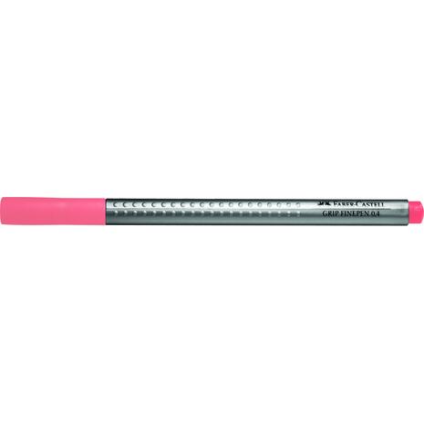 Μαρκαδόρος γραφής FABER CASTELL Grip Finepen 0.4mm Ροζ (Ροζ)